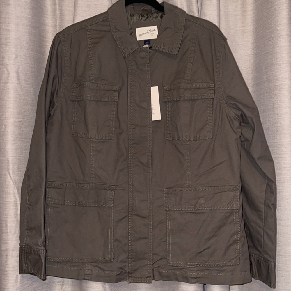 Universal Thread Olive Utility Jacket - Picture 2 of 7